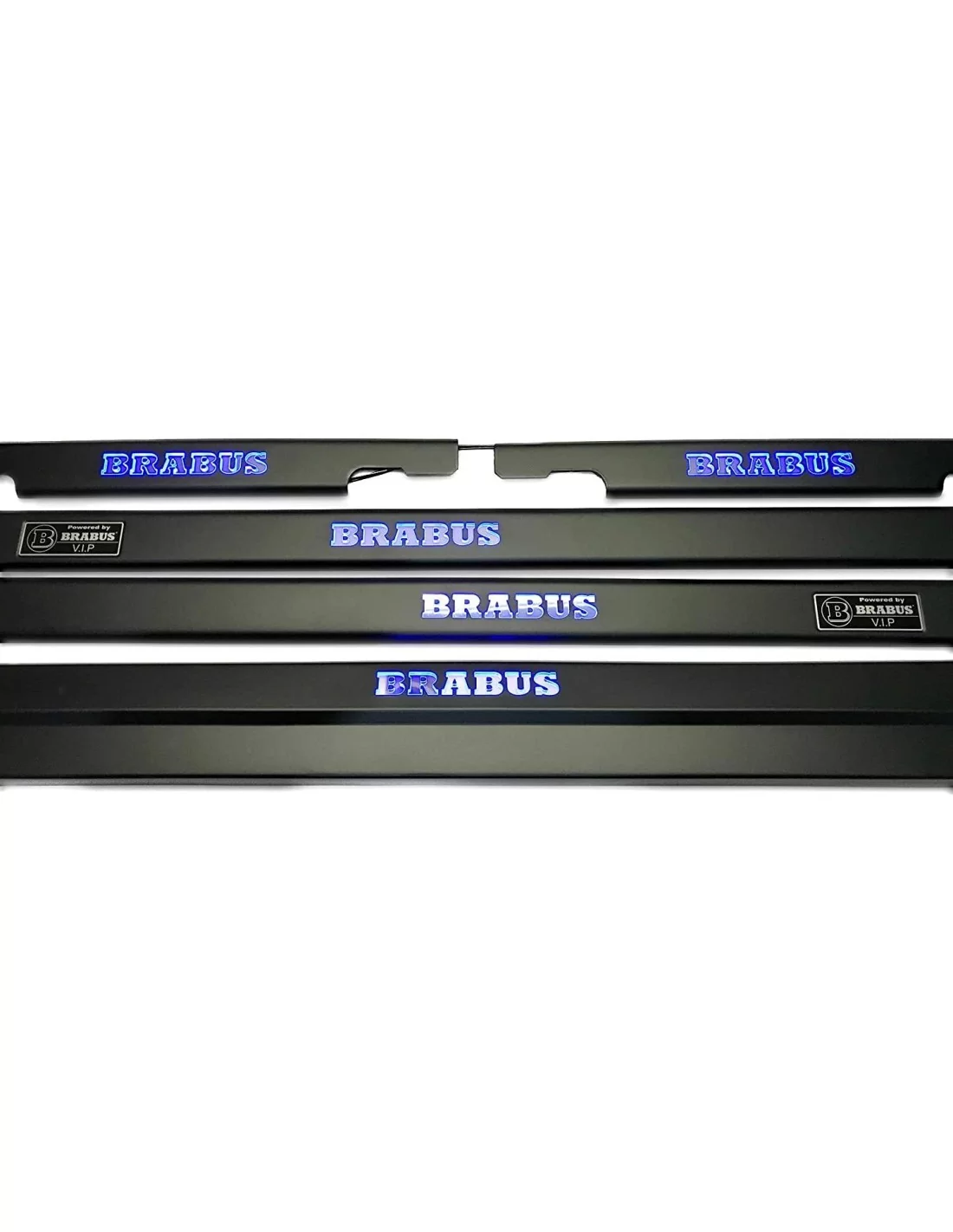  - Mercedes Benz - Alféizares de puerta iluminados LED negro mate metalizado Brabus para Mercedes-Benz W463 - 2 - ¡Comprar umbra