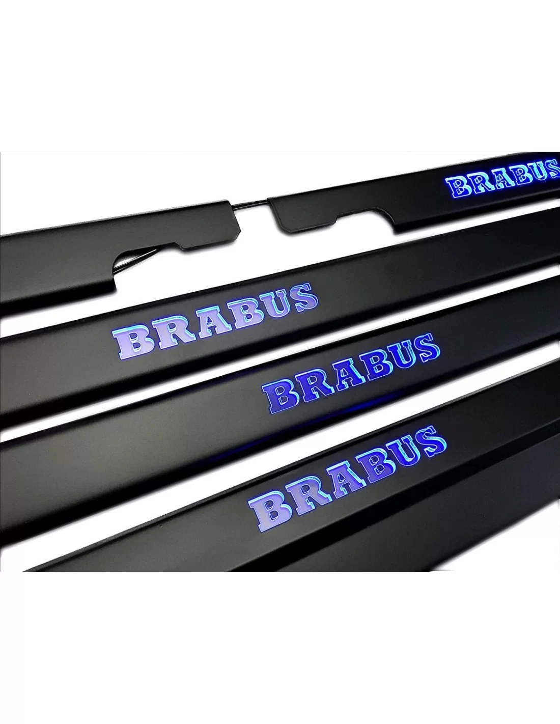 - Mercedes-Benz - Metallic Brabus Black Matte LED Illuminated Door Sills for Mercedes-Benz W463 - 4 - Buy metallic Brabus black - Mercedes-Benz - Metallic Brabus Black Matte LED Illuminated Door Sills for Mercedes-Benz W463 - 4 - Buy metallic Brabus black