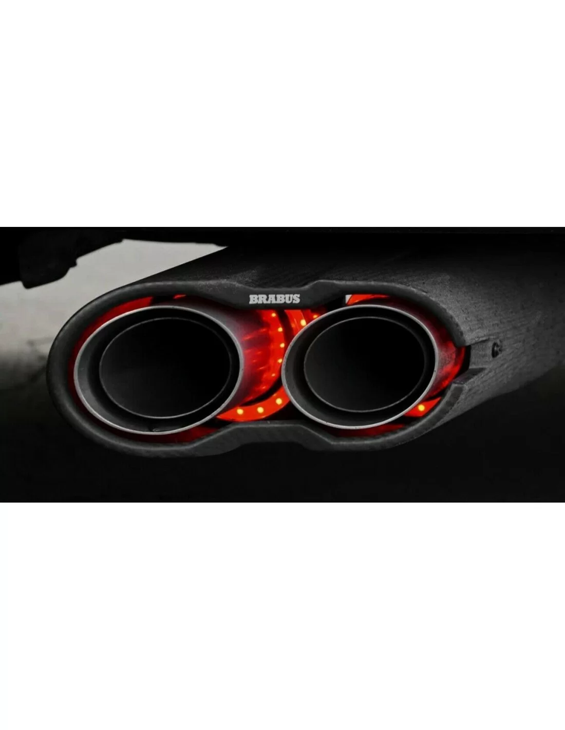 用于梅赛德斯-奔驰 W463A W464 G 级轿车的 Brabus 式排气管消声器火箭版 Mercedes-Benz, Mercedes-Benz G-Class 2018+ (W463A), Decorative & Functional Access