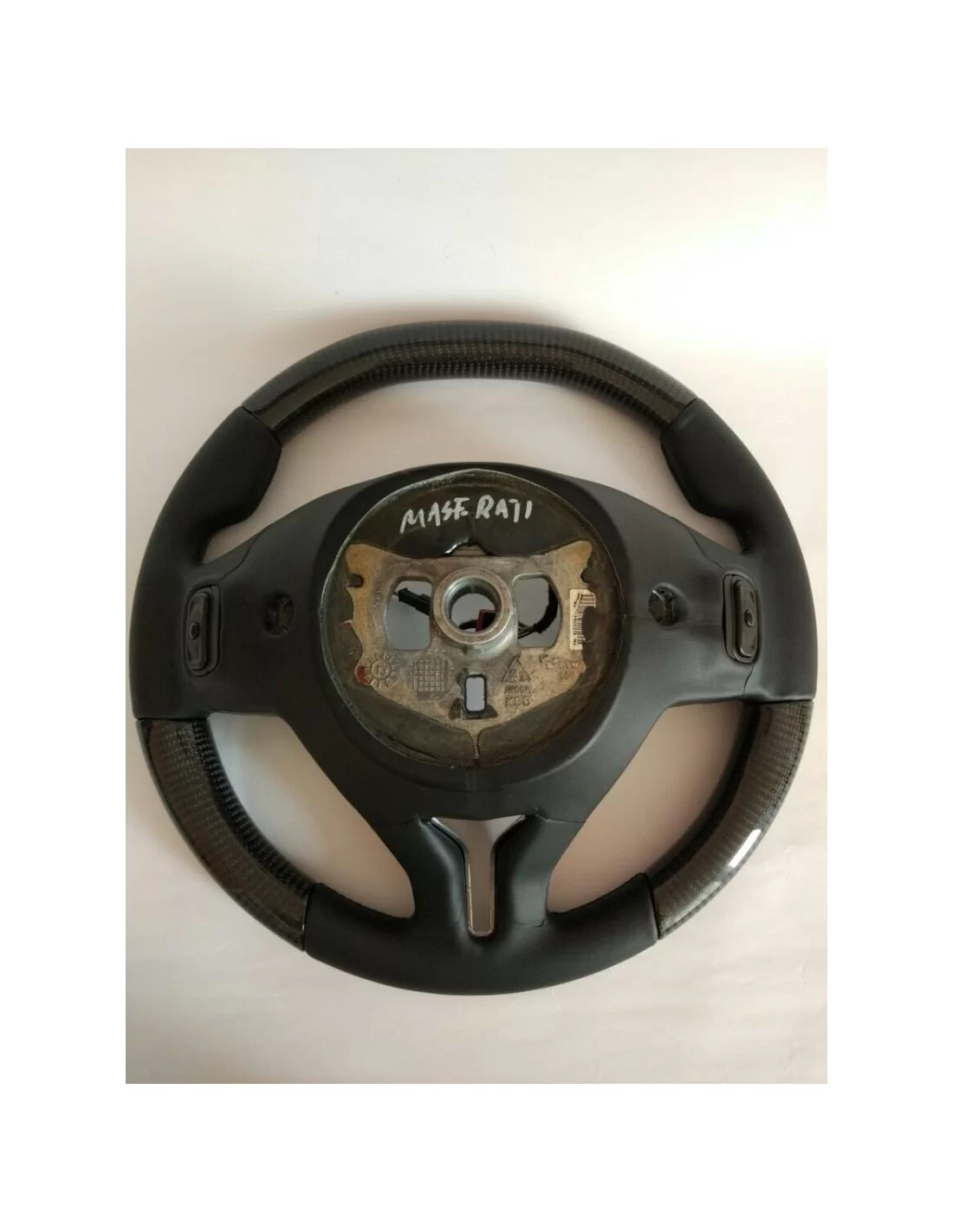  - Steering Wheels - Maserati Ghibli Levante Quattroporte Steering Wheel Carbon Leather - 9 - Upgrade your Maserati Ghibli, Leva