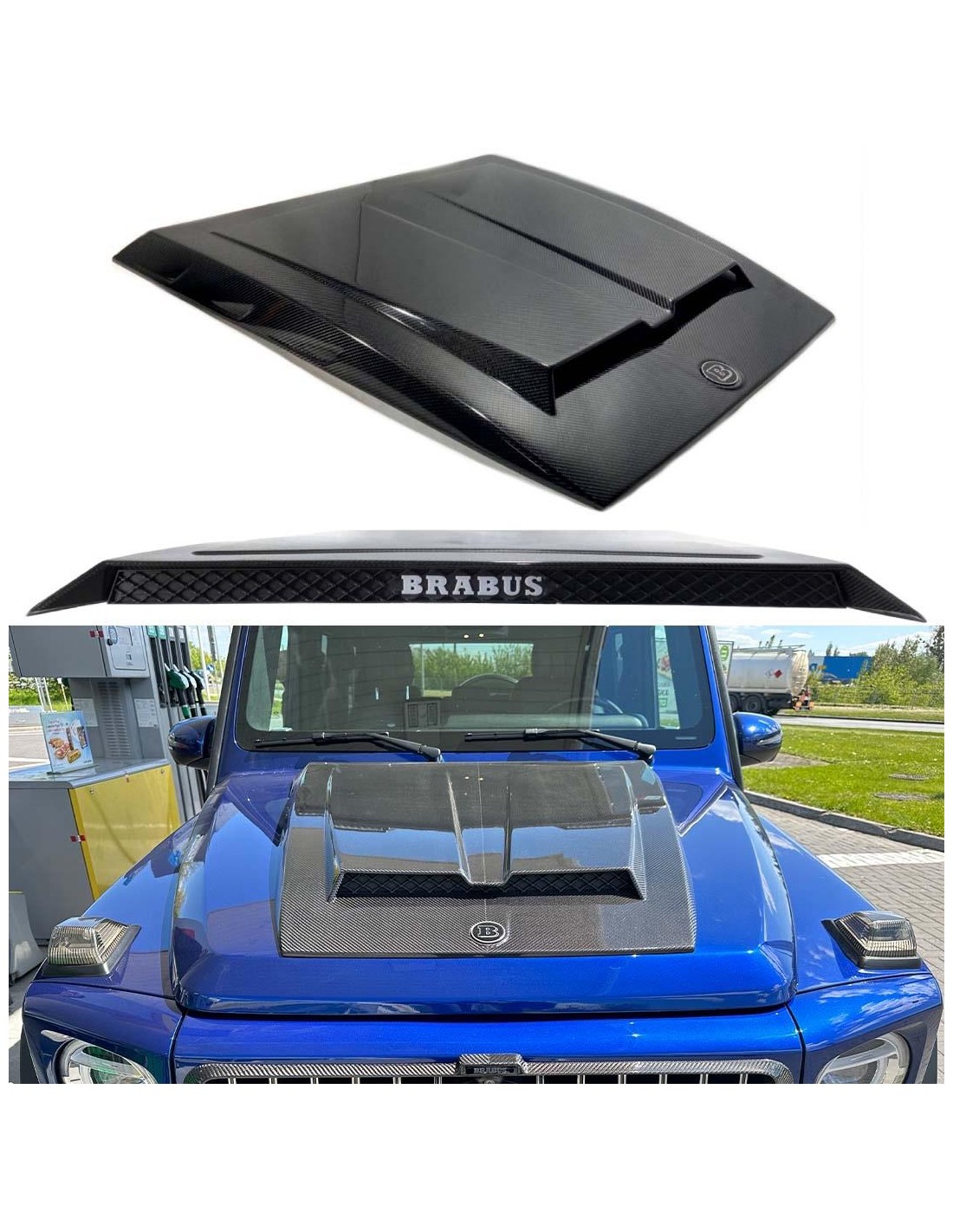 Fibra de carbono Brabus capó scoop + insignia para Mercedes Benz W463A Clase G G-Wagon Mercedes Benz, G Class W463A, Body Parts, Fibra de carbono Brabus capó scoop + insignia para Mercedes Benz W463A Clase G G-Wagon Mercedes Benz, G Class W463A, Body Parts,