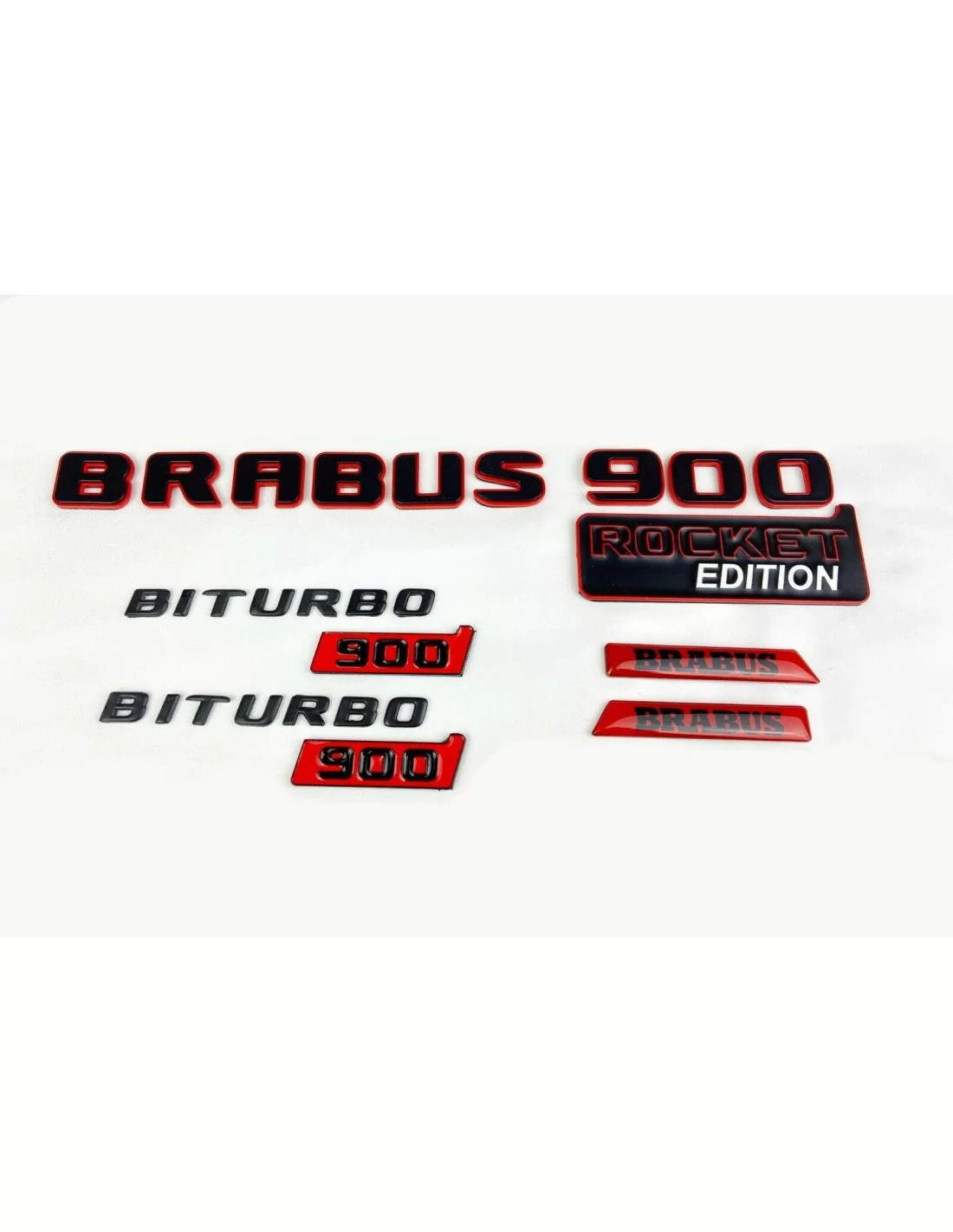  - logo & Emblems - Ensemble de badges métalliques Brabus Rocket G900 pour Mercedes-Benz W463A W464 Classe G - 3 - Achetez le se