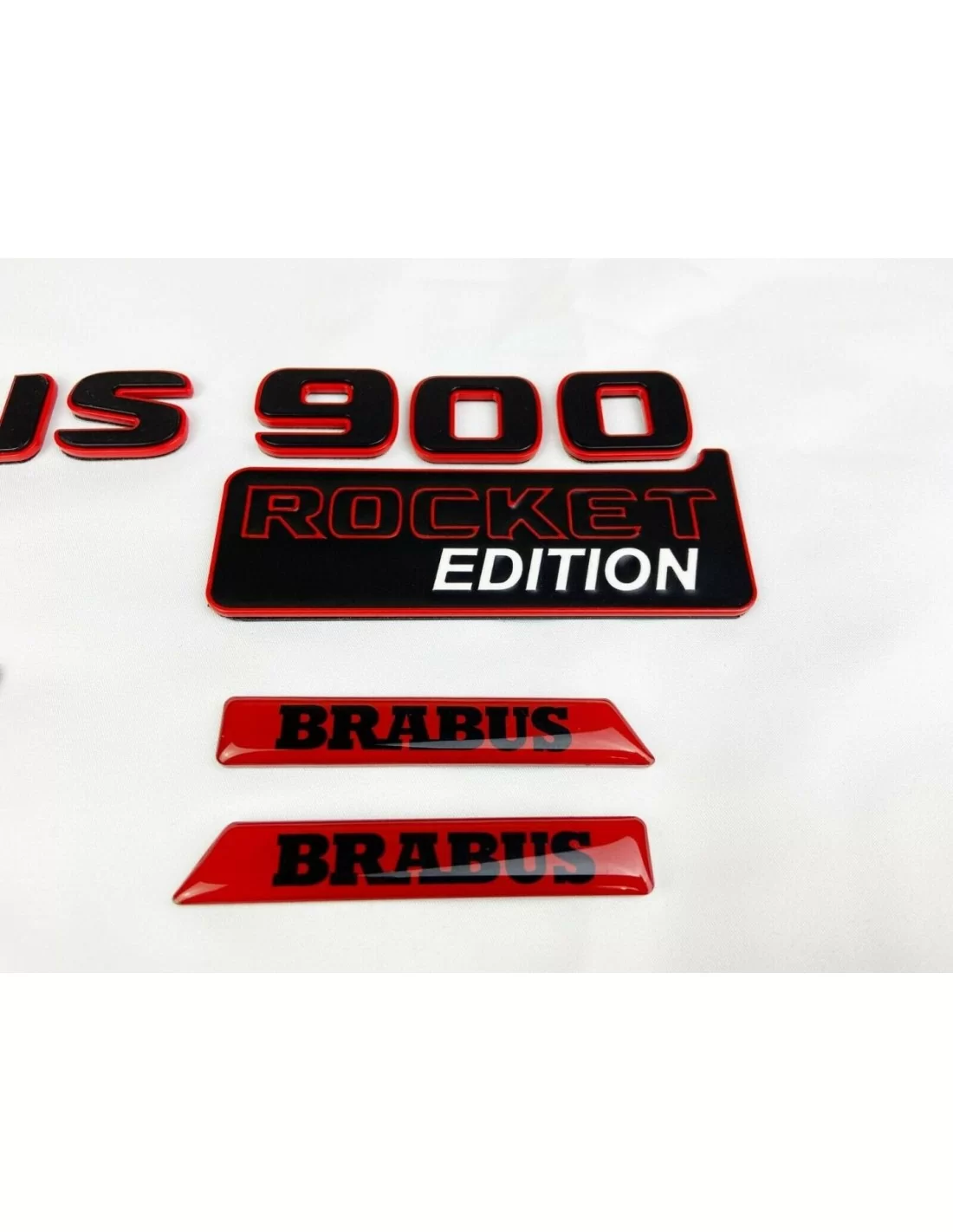  - logo & Emblems - Ensemble de badges métalliques Brabus Rocket G900 pour Mercedes-Benz W463A W464 Classe G - 5 - Achetez le se