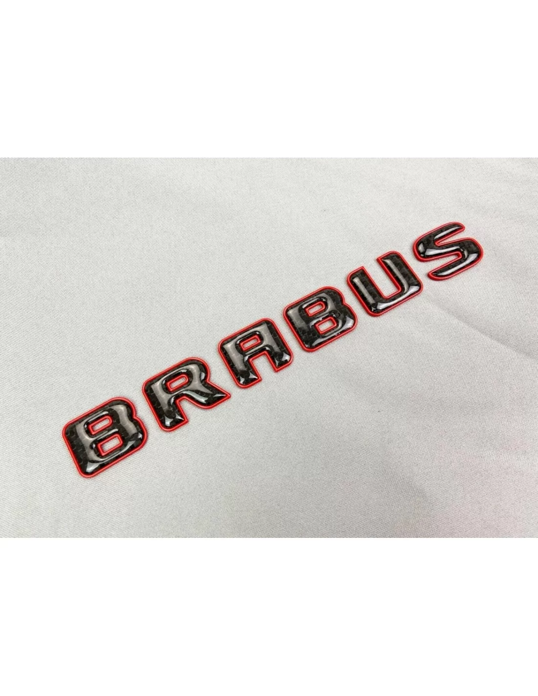  - logo & Emblems - Brabus ROCKET emblema estilo logotipo rojo metálico con carbono para Mercedes-Benz W463A W464 Clase G - 2 - 