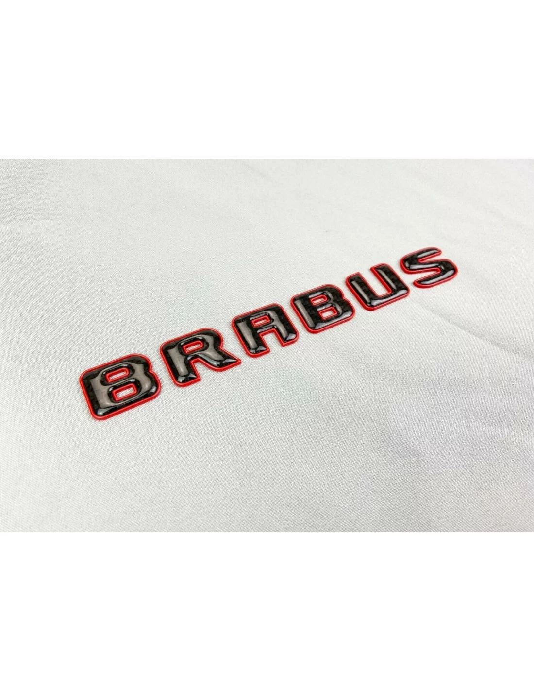  - logo & Emblems - Brabus ROCKET emblema estilo logotipo rojo metálico con carbono para Mercedes-Benz W463A W464 Clase G - 4 - 