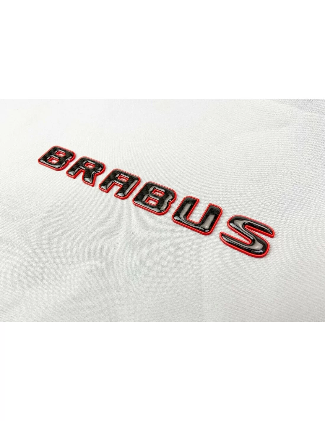  - logo & Emblems - Brabus ROCKET emblema estilo logotipo rojo metálico con carbono para Mercedes-Benz W463A W464 Clase G - 5 - 