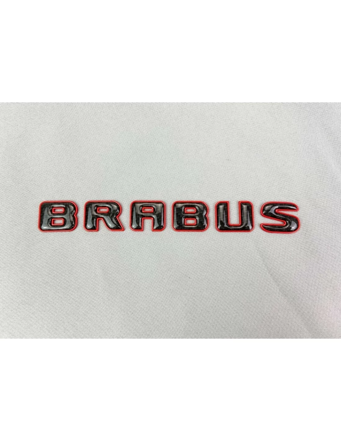  - logo & Emblems - Brabus ROCKET emblema estilo logotipo rojo metálico con carbono para Mercedes-Benz W463A W464 Clase G - 6 - 