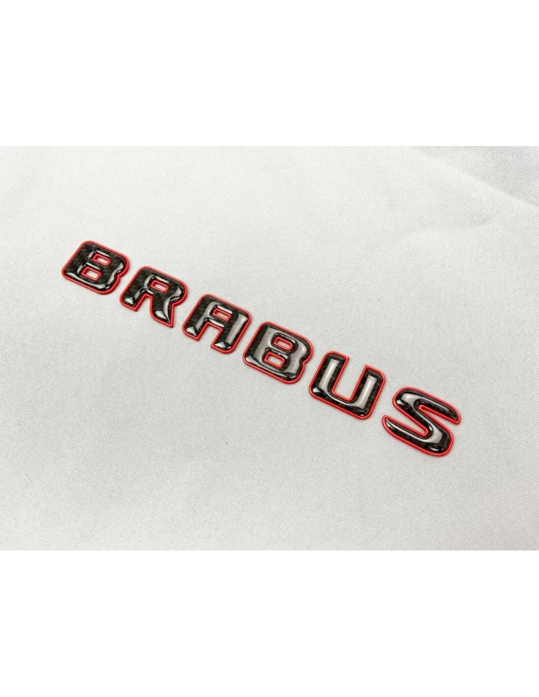 - logo & Emblems - Brabus ROCKET emblema estilo logotipo rojo metálico con carbono para Mercedes-Benz W463A W464 Clase G - 9 - 