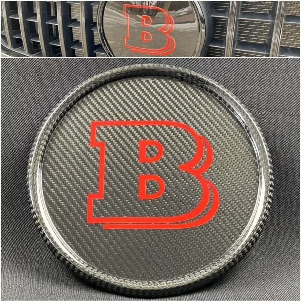  - Logos & Emblems - 用于梅赛德斯-奔驰 G 级旅行车 W463a W464 的碳纤维 Brabus 前格栅徽章 - 1 - 在 Tuneverse 购买适用于梅赛德斯-奔驰 G-Wagon 的碳纤维 Brabus 前格栅徽章！用这个时
