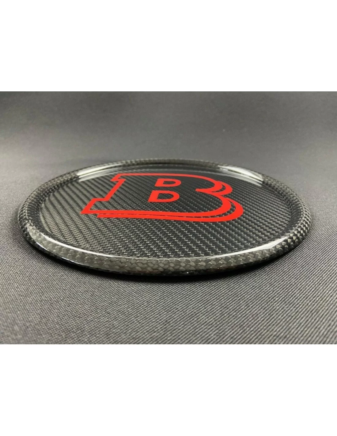  - Logos & Emblems - Koolstofvezel Brabus grille badge voor Mercedes-Benz G-Wagon G-Klasse W463a W464 - 3 - Koop de Carbon Fiber