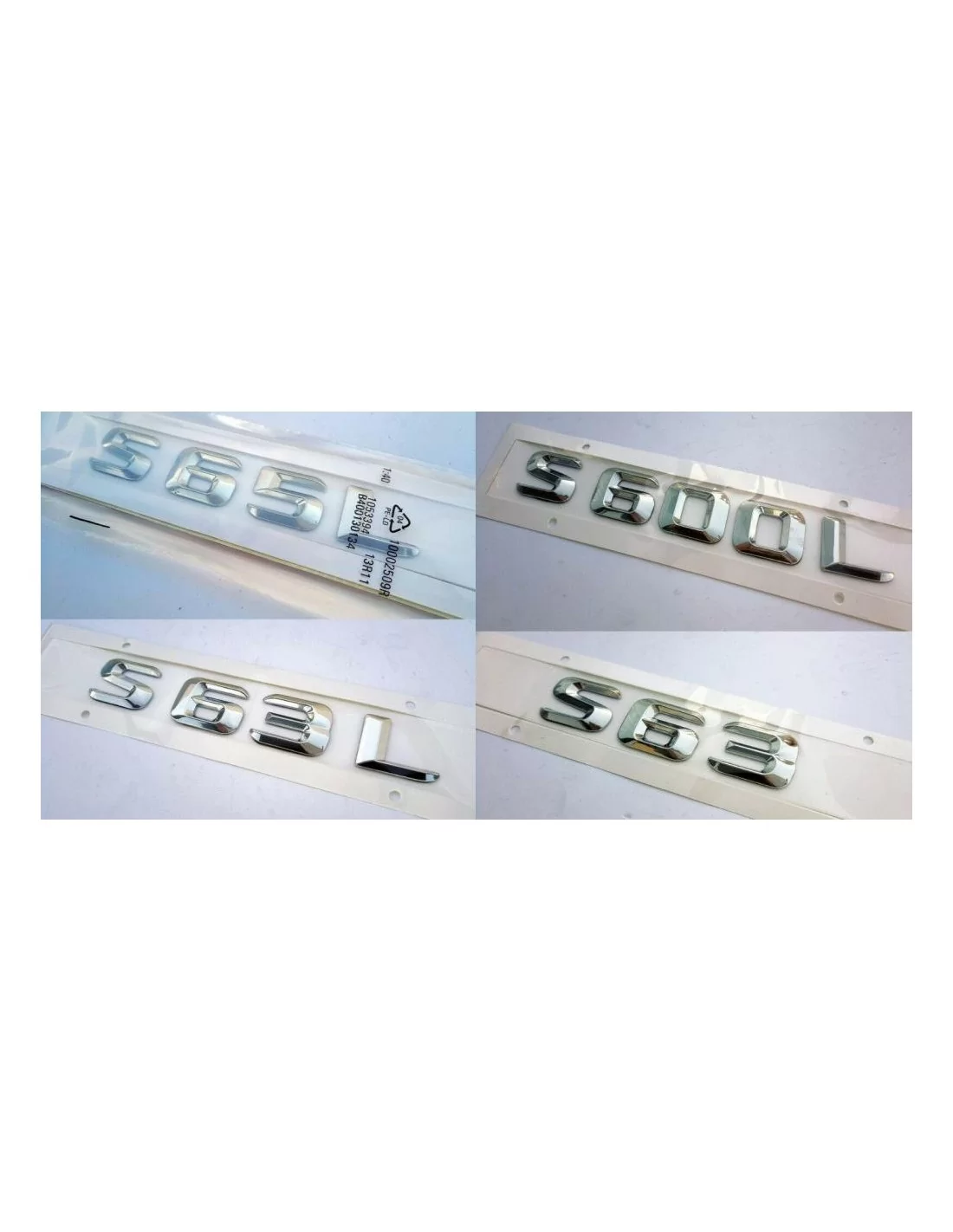 - logo & Emblems - Heckkofferraum Emblem/Nummernbuchstabe S63 S63l S65l S600l Mercedes-benz S-Klasse W221 - 2 - Kofferraum Embl  - logo & Emblems - Heckkofferraum Emblem/Nummernbuchstabe S63 S63l S65l S600l Mercedes-benz S-Klasse W221 - 2 - Kofferraum Embl