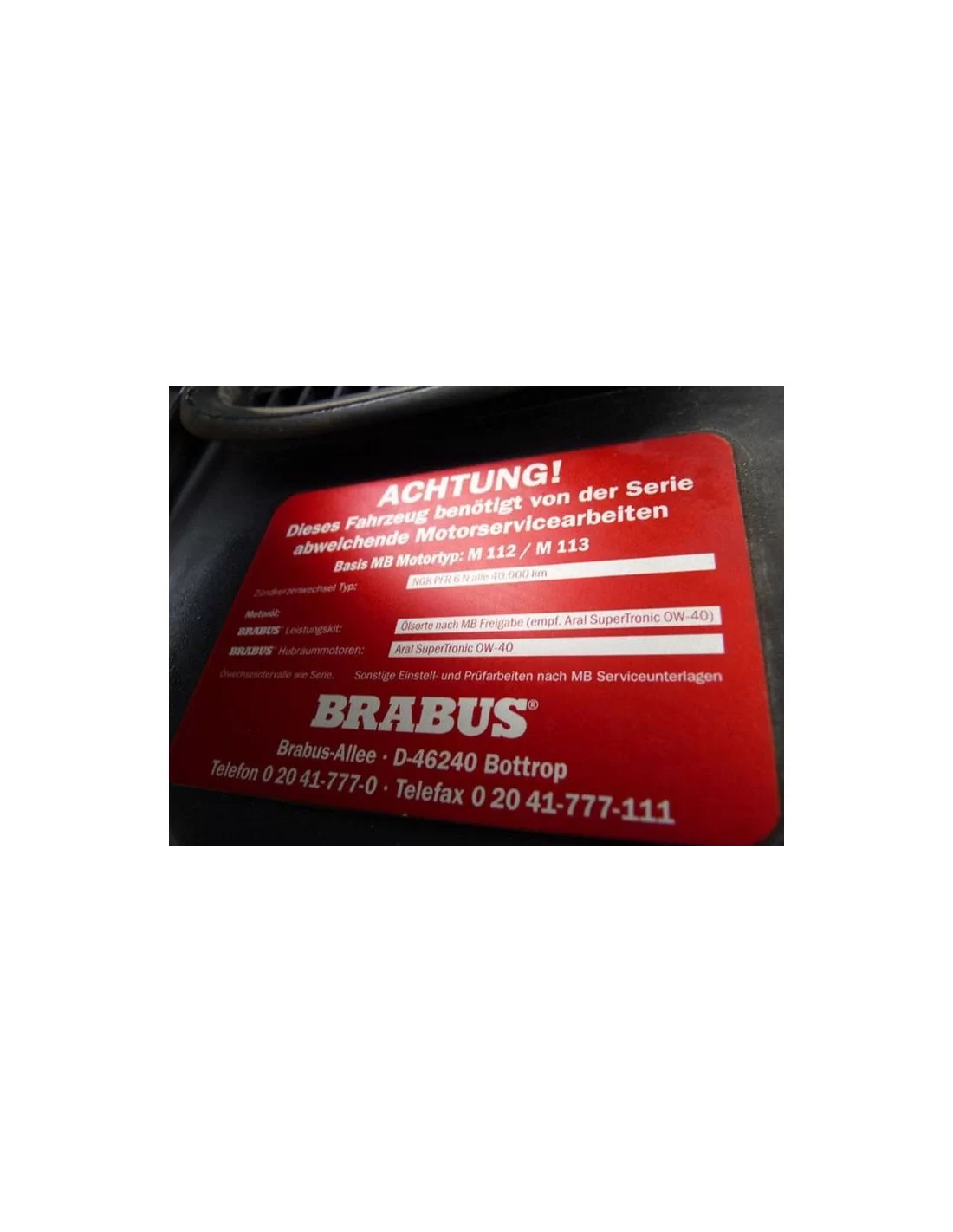  - Mercedes Benz - Moteur à plaques pour Brabus - 1 - Améliorez votre Brabus avec notre moteur à plaques de haute qualité, conçu