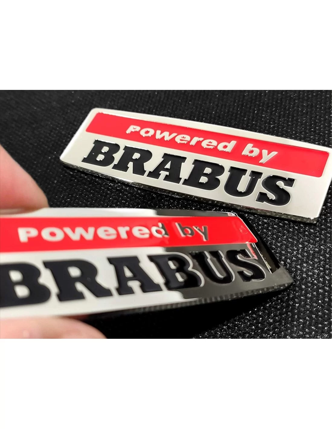  - logo & Emblems - Powered by Brabus logo emblemas de estilo para Mercedes-Benz W463A W464 Clase G 2pcs conjunto - 3 - ¡Compre 