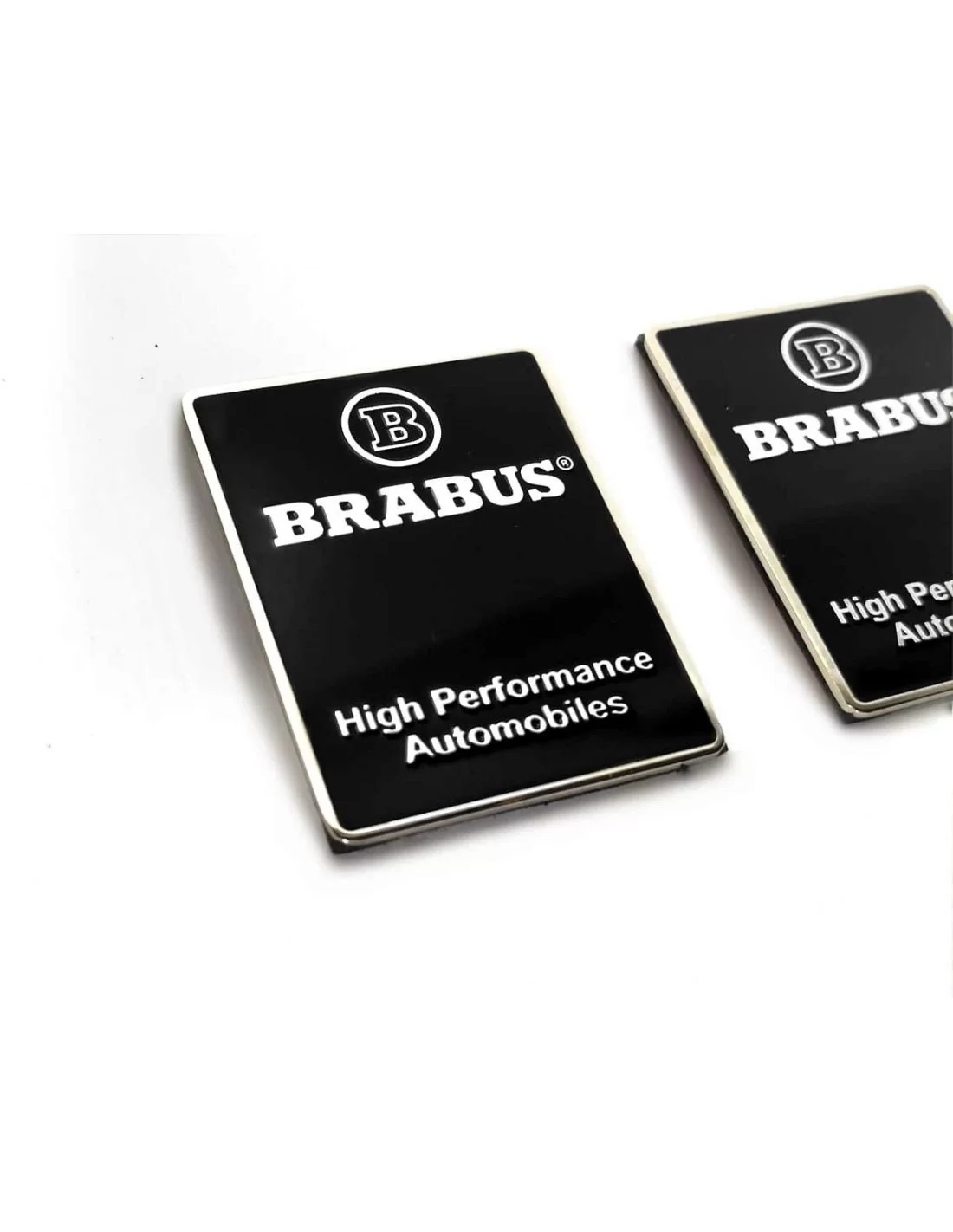 - Logos & Emblems - Metallic logo Brabus High Performance for interior pillars for Mercedes-Benz W463A W464 G-Class - 2 - Upgra - Logos & Emblems - Metallic logo Brabus High Performance for interior pillars for Mercedes-Benz W463A W464 G-Class - 2 - Upgra