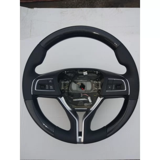  - Steering Wheels - Maserati Ghibli Levante Quattroporte Kierownica ze skóry węglowej - 1 - Maserati Ghibli Levante Quattroport