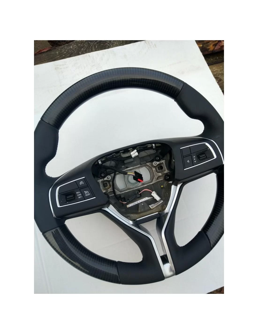  - Steering Wheels - Maserati Ghibli Levante Quattroporte Stuur Carbon Leer - 2 - Upgrade je auto met ons Maserati Ghibli, Levan
