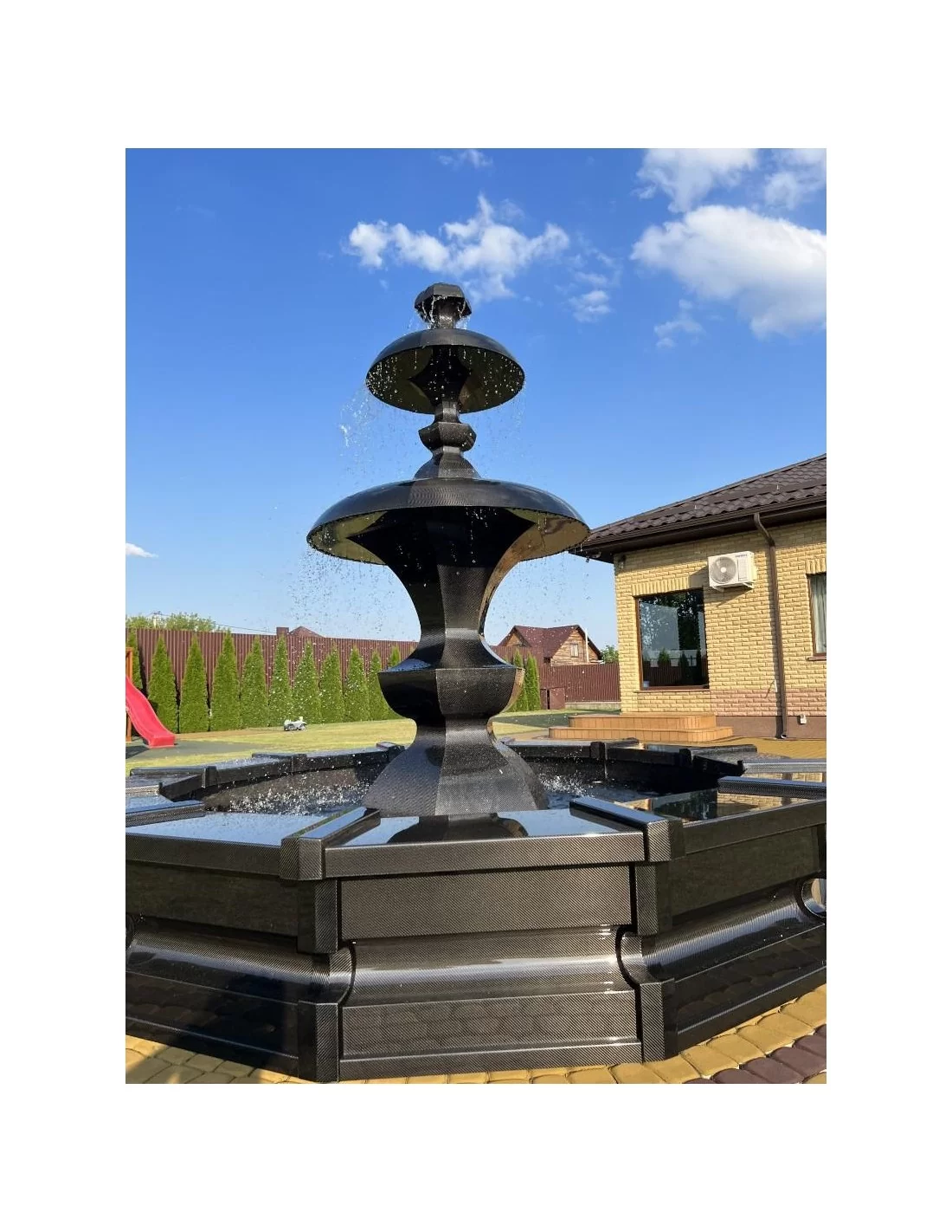  - Decor Carbon Interior - Fontein van koolstof - 3 - Ontdek de elegantie en moderniteit van de Carbon Fountain, een stijlvolle 