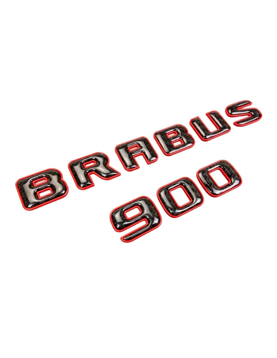 - Logos & Emblems - Logótipo do emblema Brabus 900 vermelho metálico com carbono para Mercedes-Benz W463A W464 Classe G - 1 - O  - Logos & Emblems - Logótipo do emblema Brabus 900 vermelho metálico com carbono para Mercedes-Benz W463A W464 Classe G - 1 - O