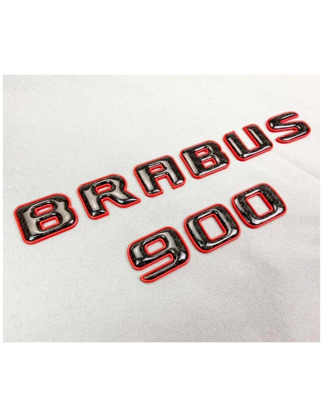 - logo & Emblems - Brabus 900 Emblem Logo rot metallic mit Carbon für Mercedes-Benz W463A W464 G-Klasse - 2 - Holen Sie sich da  - logo & Emblems - Brabus 900 Emblem Logo rot metallic mit Carbon für Mercedes-Benz W463A W464 G-Klasse - 2 - Holen Sie sich da