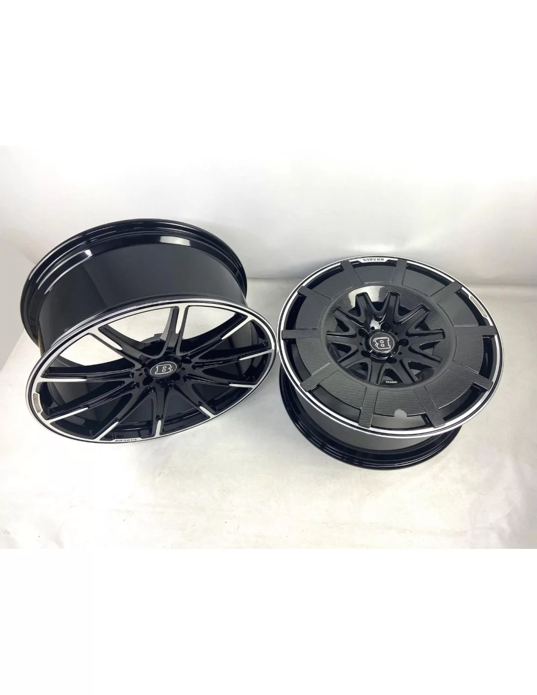  - Mercedes-Benz - Carbon fiber aero wieldoppen R22 Rocket stijl voor Mercedes Benz G W463A 4st - 3 - Upgrade je Mercedes W463A 