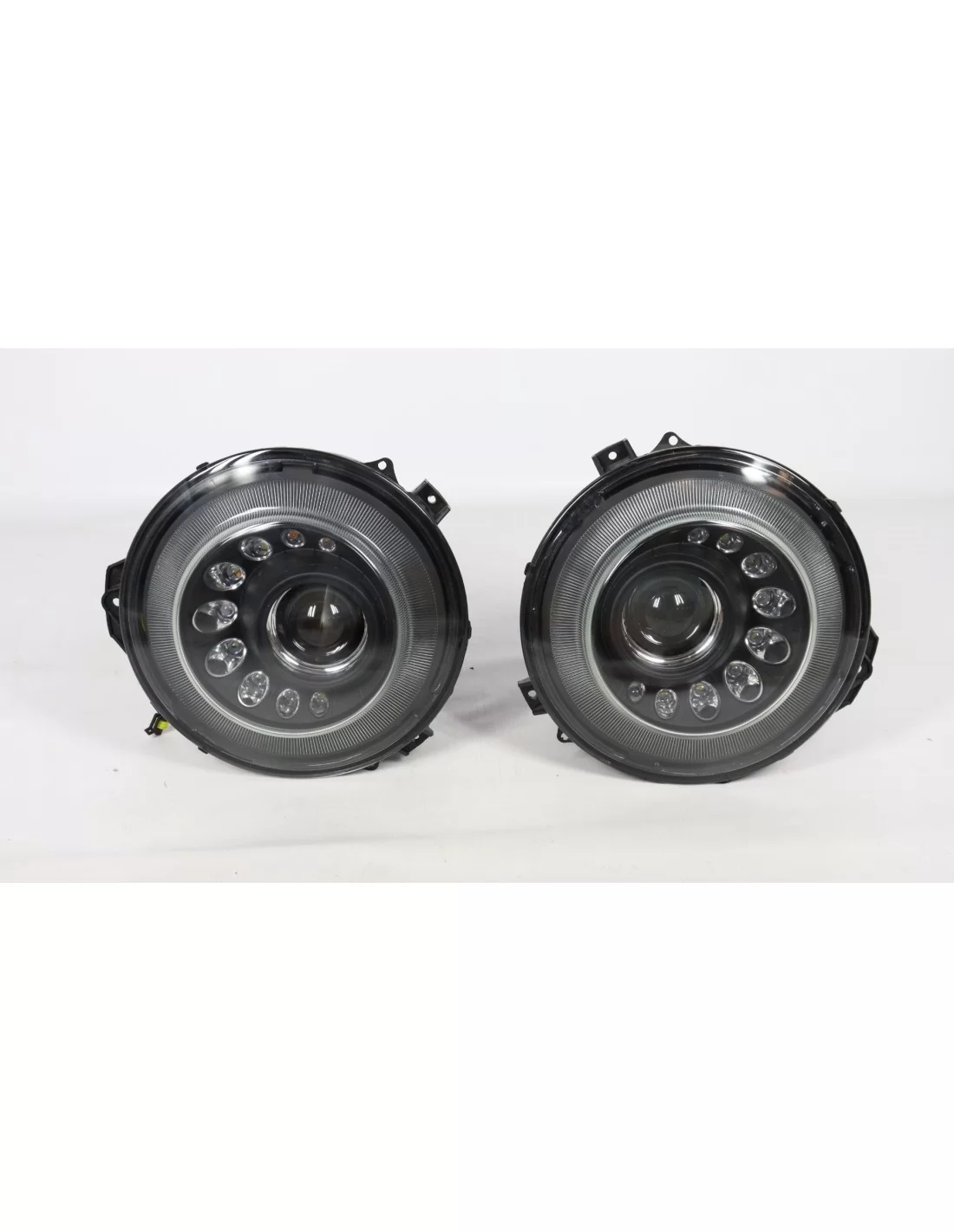  - Mercedes Benz - Phare NOIR style Mansory Mercedes W463 2007-2018 - 1 - Achetez les phares BLACK Mansory pour Mercedes W463 (2
