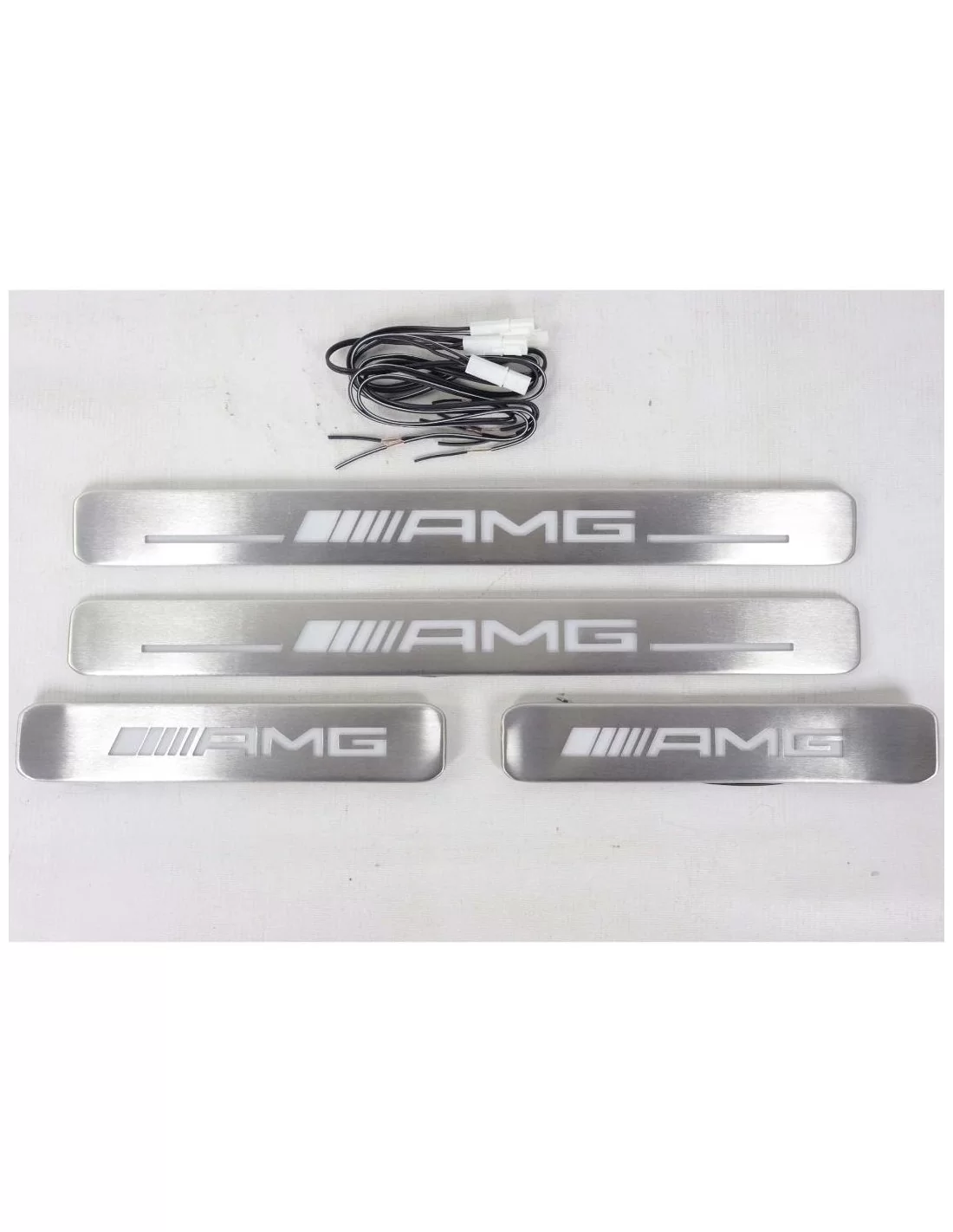  - Mercedes Benz - Soglie delle porte illuminate AMG LED metallizzato per Mercedes-Benz Classe G W463A W464 4 pz. - 1 - Aggiorna