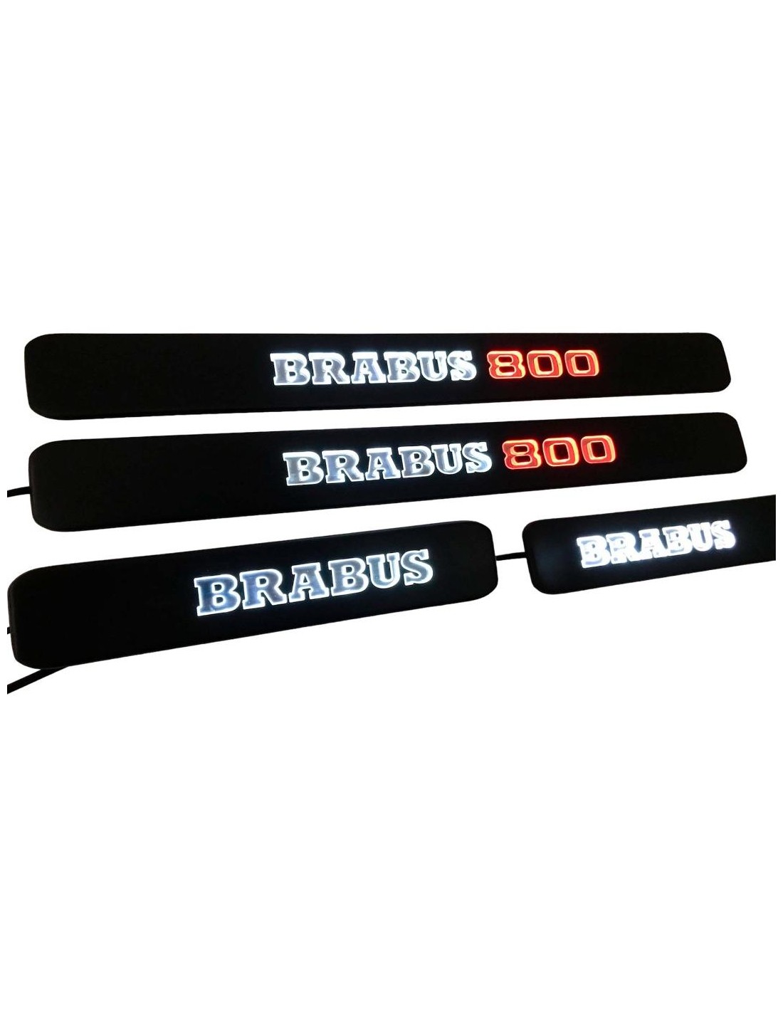 - Mercedes-Benz - Metallic Brabus 800 LED Verlichte dorpels voor Mercedes-Benz W463A W464 G-Klasse - 1 - Verfraai uw Mercedes-B  - Mercedes-Benz - Metallic Brabus 800 LED Verlichte dorpels voor Mercedes-Benz W463A W464 G-Klasse - 1 - Verfraai uw Mercedes-B