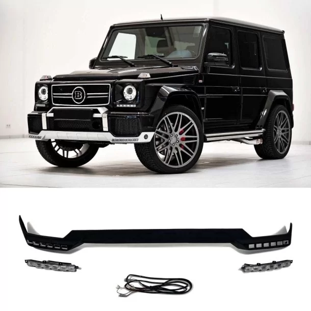  - Mercedes Benz - AMG Frontspoilerlippe aus Fiberglas mit 6 LEDs für Mercedes-Benz G-Klasse W463 - 1 - AMG Frontschürze aus Fib