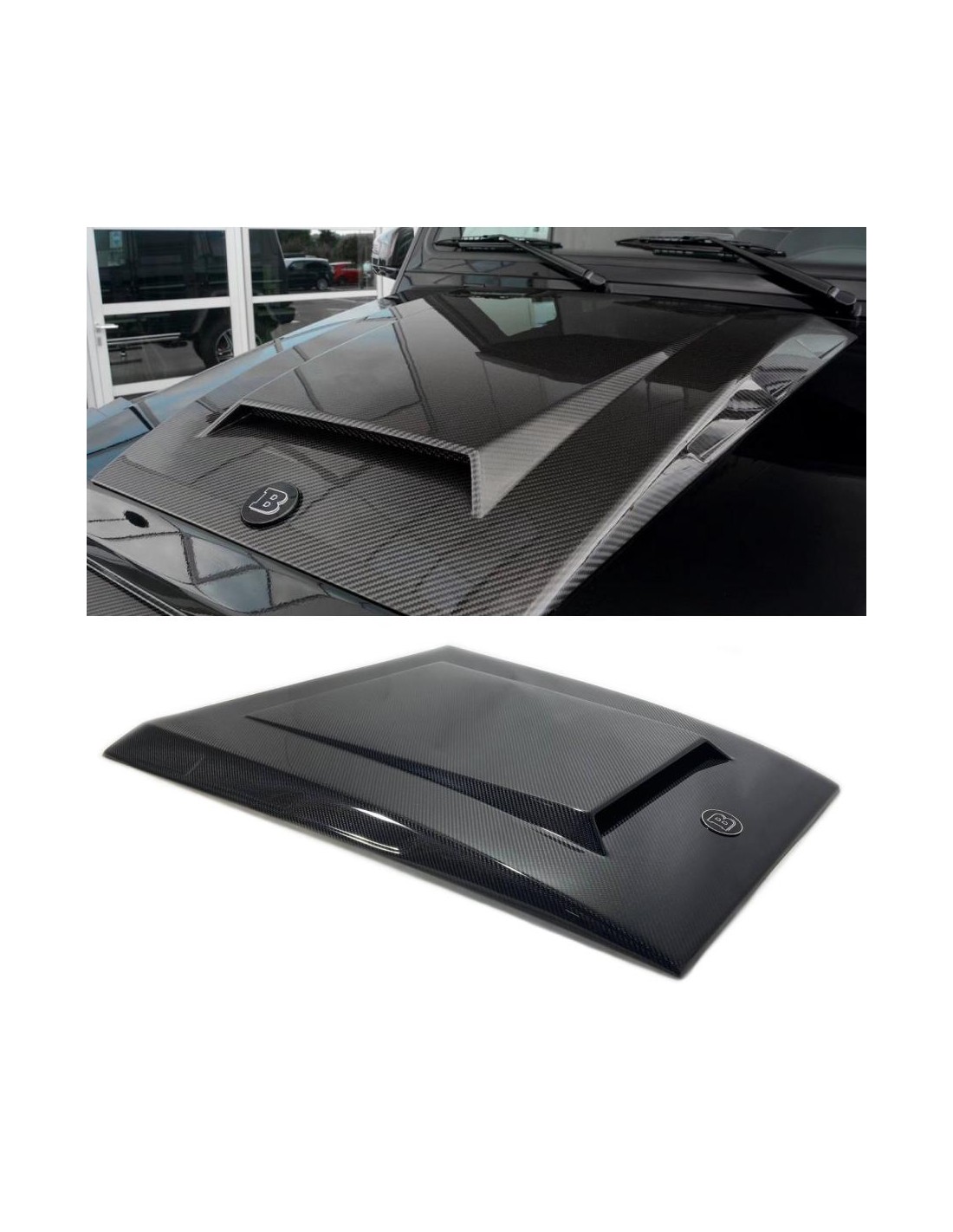 - Mercedes-Benz - Brabus Hood Scoop em fibra de carbono para Mercedes-Benz W463 G-Wagon 6X6 - 1 - Comprar Brabus Hood Scoop em   - Mercedes-Benz - Brabus Hood Scoop em fibra de carbono para Mercedes-Benz W463 G-Wagon 6X6 - 1 - Comprar Brabus Hood Scoop em