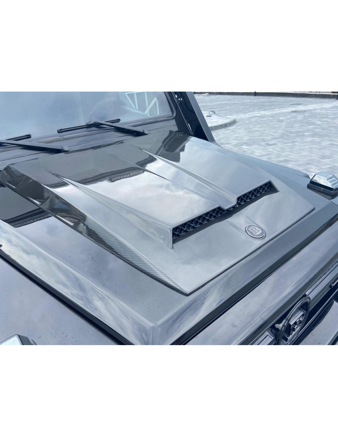  - Mercedes Benz - Cofano in fibra di carbonio Brabus stile W463A per Mercedes-Benz W463 G-Wagon 6x6 - 1 - Acquista il cupolino 