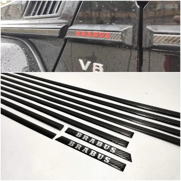  - Mercedes Benz - Kohlefaser-Seitenverkleidungssatz Brabus für Mercedes-Benz W463 G-Klasse - 1 - Kaufen Sie Kohlefaser-Seitenve