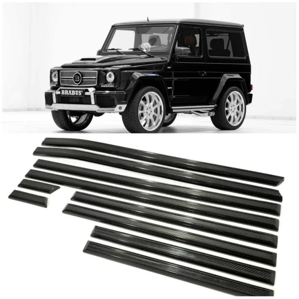  - Mercedes Benz - Бокові молдинги з вуглецевого волокна для 3-дверного Mercedes-Benz W463 G-Class - 1 - Купити карбонові бічні 