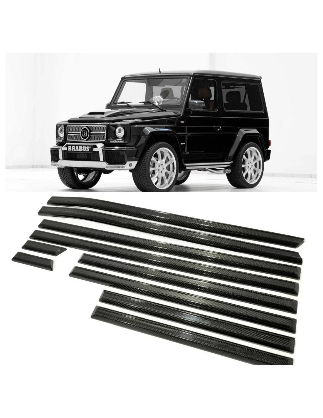  - Mercedes-Benz - 用于梅赛德斯-奔驰 W463 G 级三门轿车的碳纤维侧模 - 1 - 在 Tuneverse 购买三门梅赛德斯-奔驰 W463 G 系列的碳纤维侧模！今天就为您的G-旅行车打造高级造型！⏳✔️