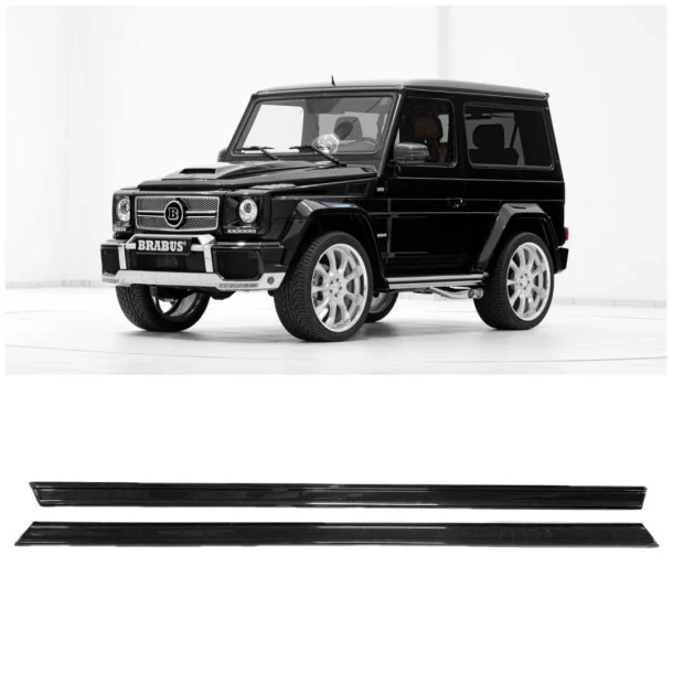  - Mercedes Benz - Modanature d'ingresso inferiori in fibra di carbonio per Mercedes-Benz Classe G 3 porte W463 - 1 - Acquista l