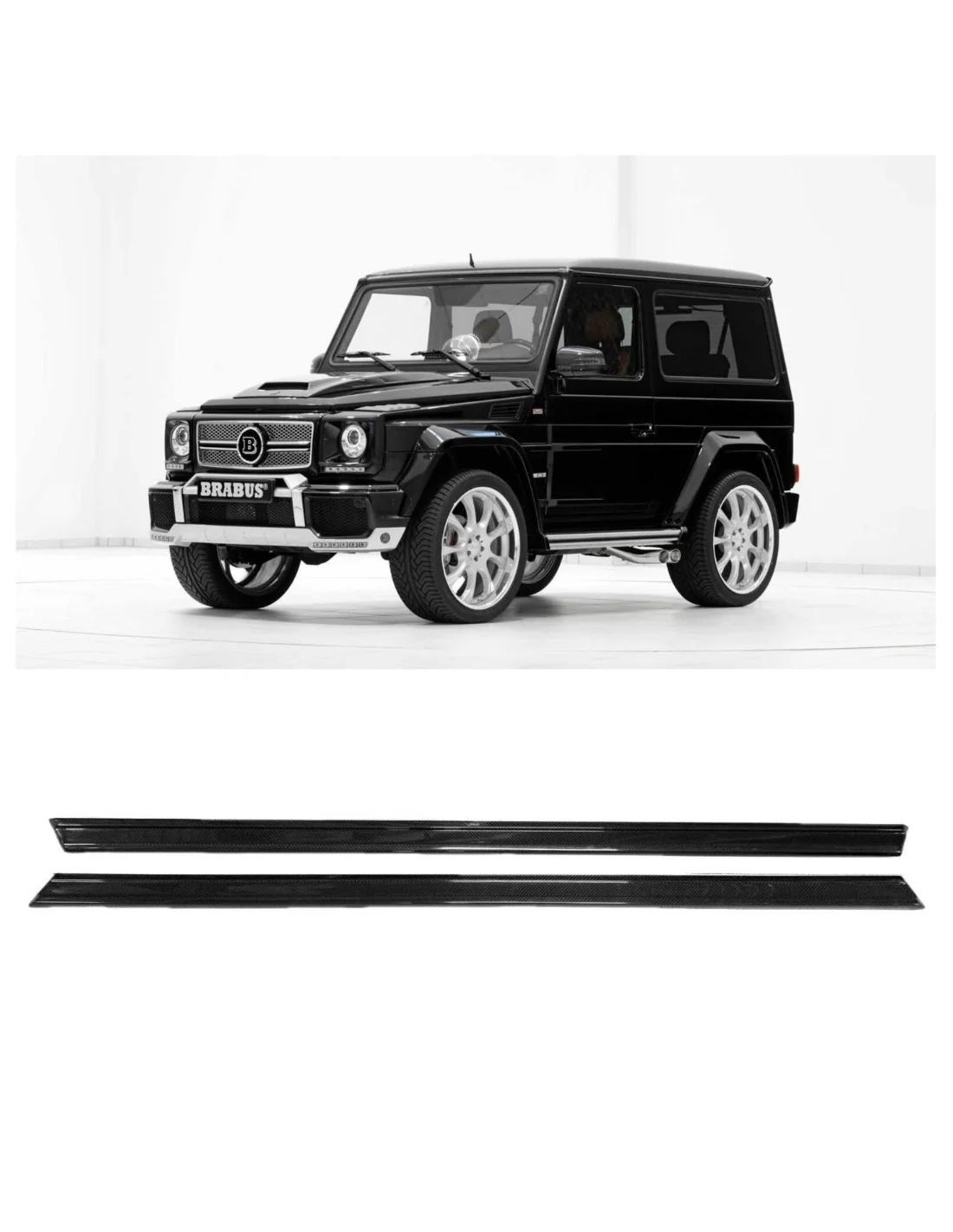 - Mercedes Benz - Listwy dolne z włókna węglowego do 3-drzwiowego modelu Mercedes-Benz W463 G-Class - 1 - Kup listwy dolne z wł  - Mercedes Benz - Listwy dolne z włókna węglowego do 3-drzwiowego modelu Mercedes-Benz W463 G-Class - 1 - Kup listwy dolne z wł