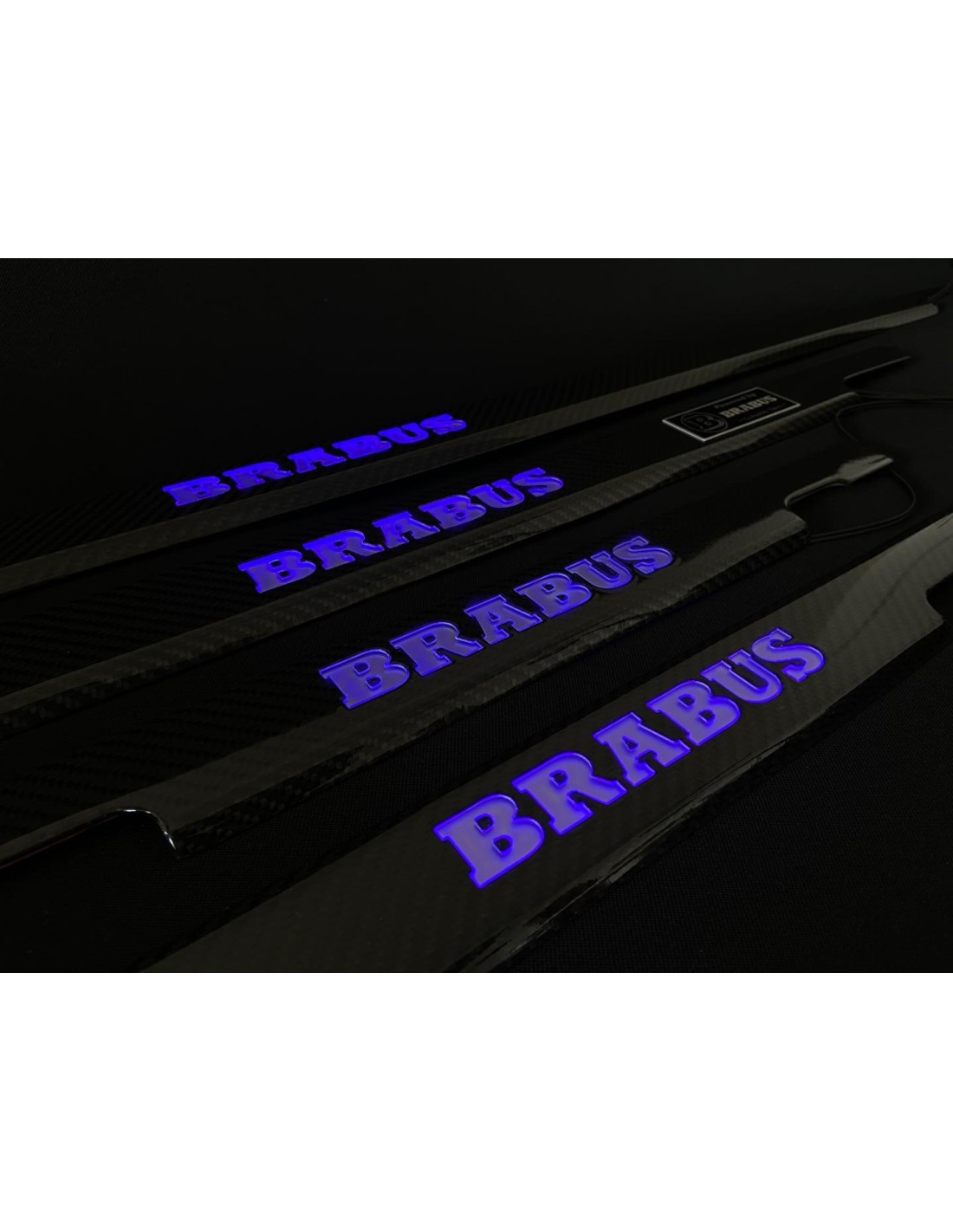 - Mercedes-Benz - Carbon fiber LED Illuminated Brabus Door Sills 4 pcs for Mercedes-Benz G W463 - 1 - Buy carbon LED illuminate - Mercedes-Benz - Carbon fiber LED Illuminated Brabus Door Sills 4 pcs for Mercedes-Benz G W463 - 1 - Buy carbon LED illuminate