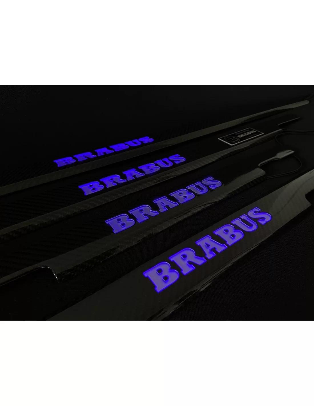 - Mercedes-Benz - Carbon fiber LED Illuminated Brabus Door Sills 4 pcs for Mercedes-Benz G W463 - 1 - Buy carbon LED illuminate - Mercedes-Benz - Carbon fiber LED Illuminated Brabus Door Sills 4 pcs for Mercedes-Benz G W463 - 1 - Buy carbon LED illuminate