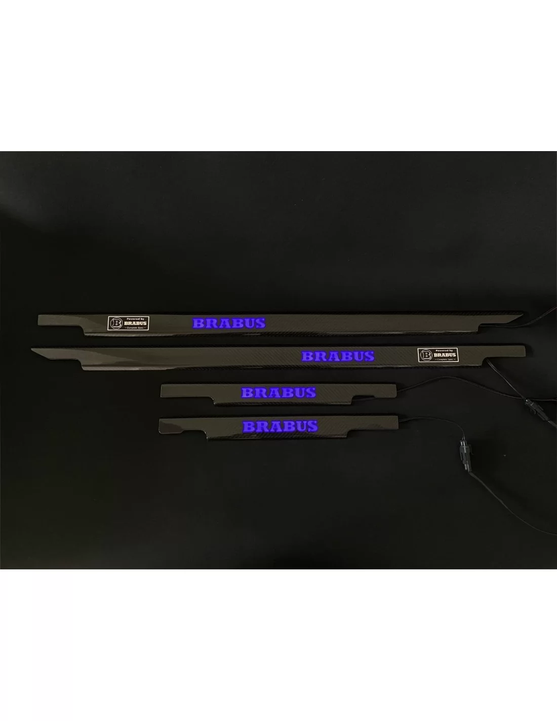 - Mercedes-Benz - Carbon fiber LED Illuminated Brabus Door Sills 4 pcs for Mercedes-Benz G W463 - 2 - Buy carbon LED illuminate - Mercedes-Benz - Carbon fiber LED Illuminated Brabus Door Sills 4 pcs for Mercedes-Benz G W463 - 2 - Buy carbon LED illuminate