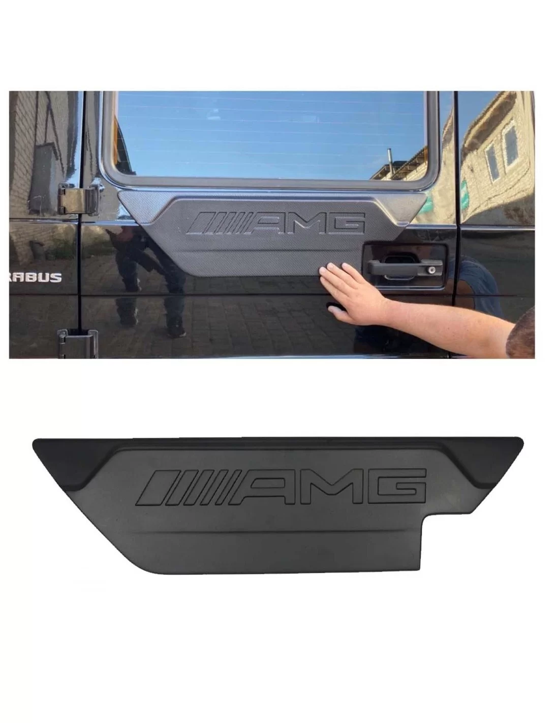  - Mercedes Benz - Attacco porta posteriore AMG in vetroresina per Mercedes-Benz G-Wagon W463 - 1 - Acquista l'attacco per il po