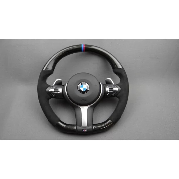  - Steering Wheels - Kierownica BMW F30 F15 F16 Carbon Alcantara - 1 - Kierownica BMW F30 F15 F16 Carbon Alcantara