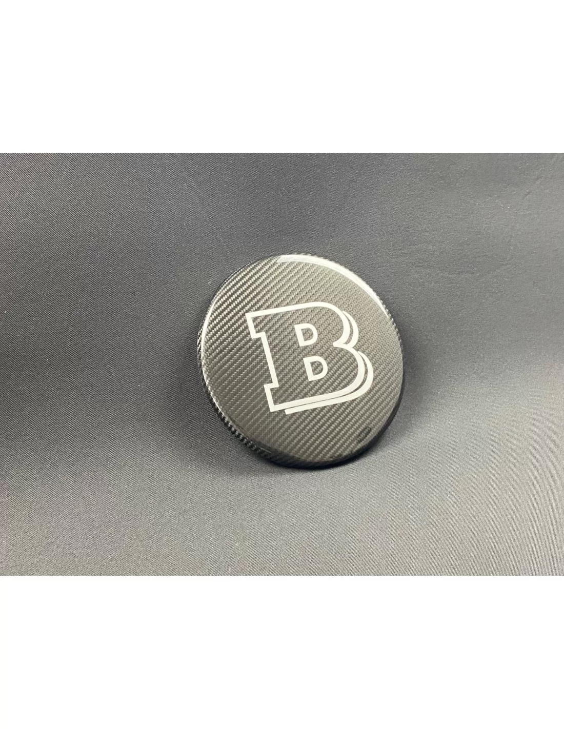  - logo & Emblems - Kohlefaser-Frontgrill grau Abzeichen Emblem Logo Brabus für Mercedes-Benz G-Wagon G-Klasse W463 - 2 - Kaufen