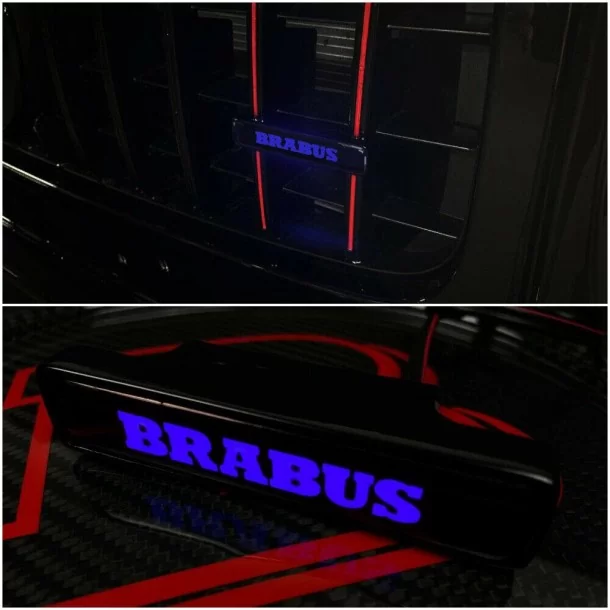  - Logos & Emblems - ブラバスLEDグリルブルーバッジエンブレムロゴメルセデスW463 Gワゴン用 - 1 - Logos & Emblems ブラバスLEDグリルブルーバッジエンブレムロゴメルセデスW463 Gワゴン用