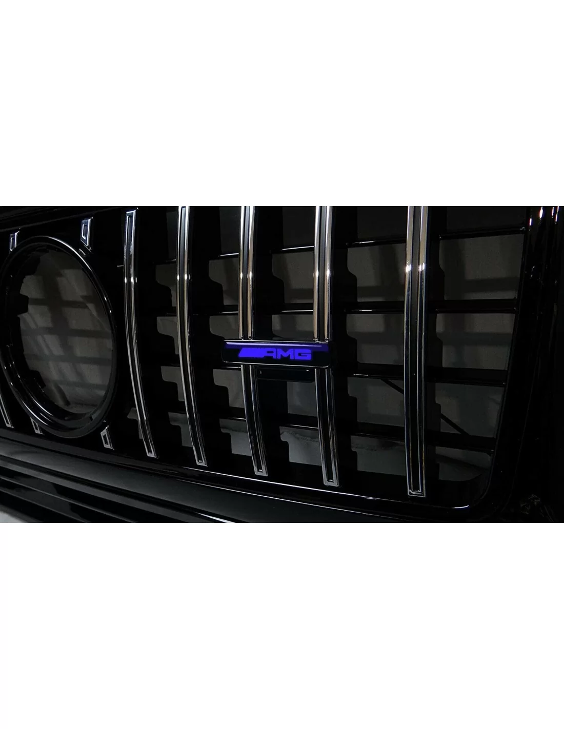  - logo & Emblems - AMG LED grille bleu badge emblème logo pour Mercedes W463 G Wagon - 2 - Améliorez votre Mercedes-Benz W463 G