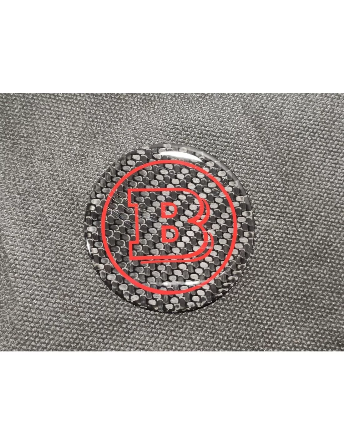  - logo & Emblems - Emblema badge Brabus in fibra di carbonio 53 mm per Mercedes W463 G Wagon - 4 - Valorizzate la vostra Merced