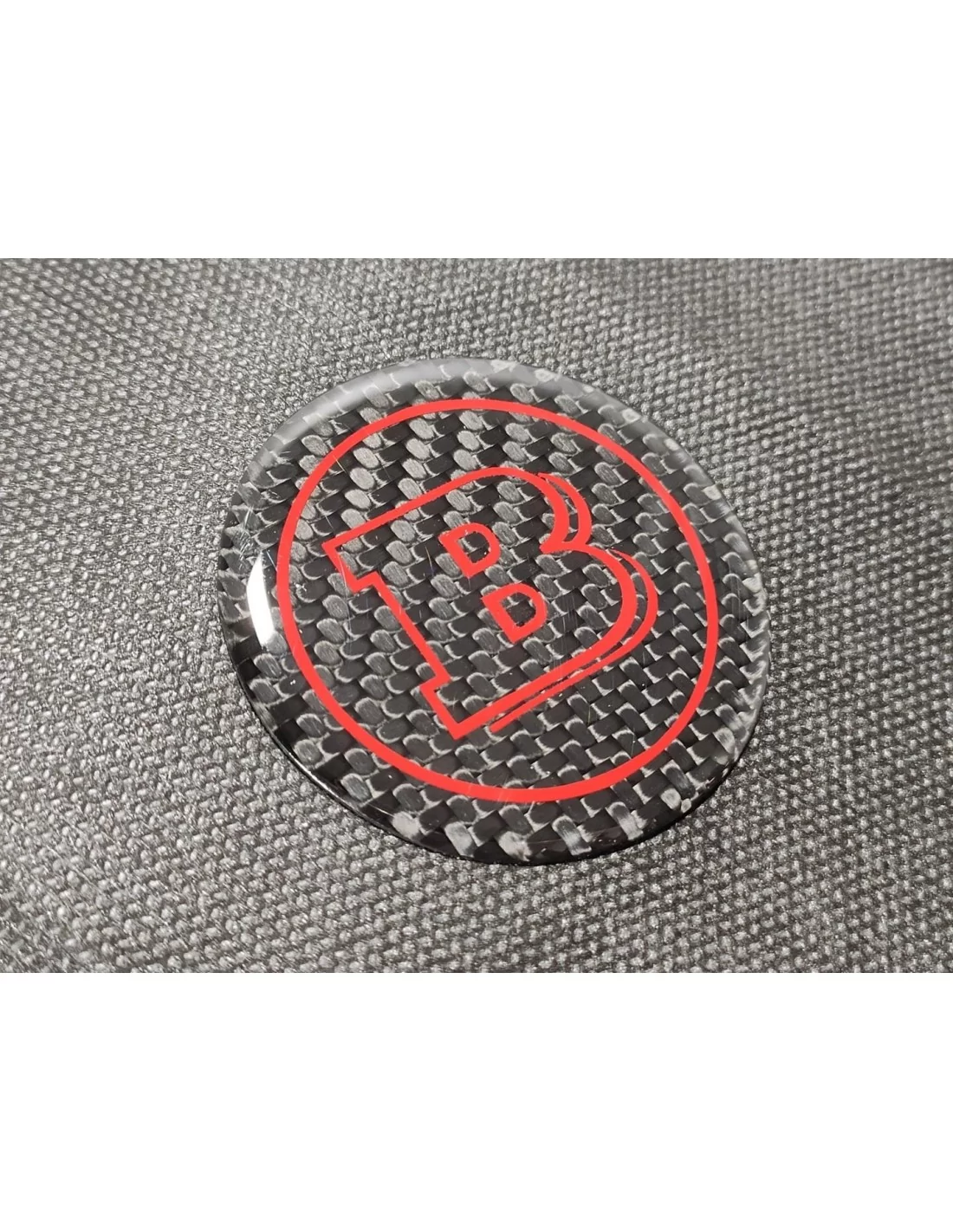  - logo & Emblems - Emblema badge Brabus in fibra di carbonio 53 mm per Mercedes W463 G Wagon - 5 - Valorizzate la vostra Merced