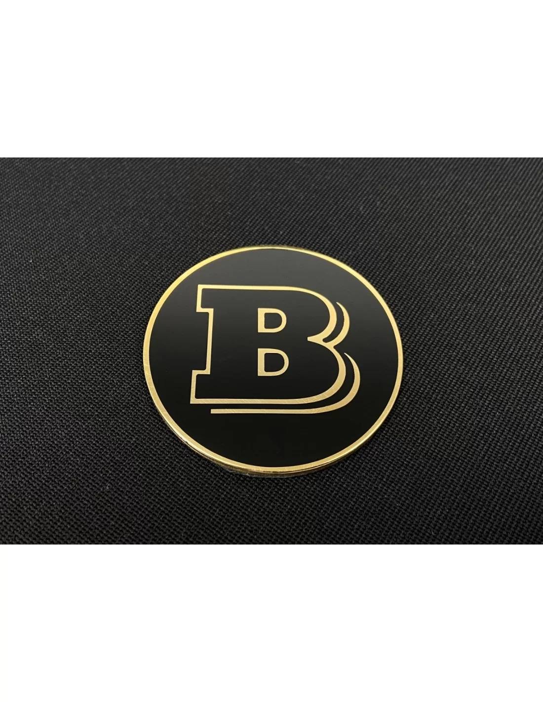  - logo & Emblems - Металевий круглий логотип Brabus 53 мм з емблемою для Mercedes W463 G Wagon - 1 - Придбайте металевий кругли
