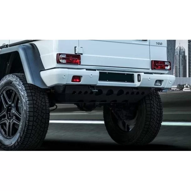  - Mercedes-Benz - 用于梅赛德斯-奔驰 W463 的黑色不锈钢后防滑板 - 1 - 使用我们耐用的黑色不锈钢后防滑板保护您的梅赛德斯-奔驰 W463。专为时尚和最大限度地防御越野而设计！⏳✌️