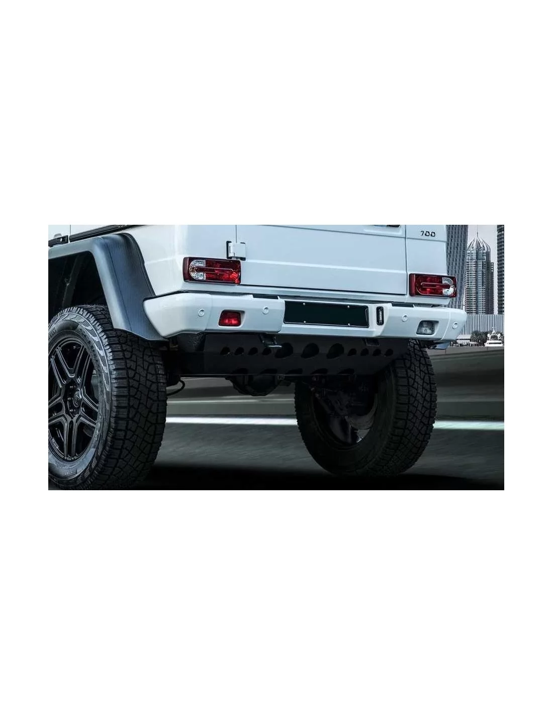 - Mercedes-Benz - Rvs ZWARTE achterskideplaat voor Mercedes-Benz W463 - 1 - Bescherm je Mercedes-Benz W463 met onze duurzame zw  - Mercedes-Benz - Rvs ZWARTE achterskideplaat voor Mercedes-Benz W463 - 1 - Bescherm je Mercedes-Benz W463 met onze duurzame zw