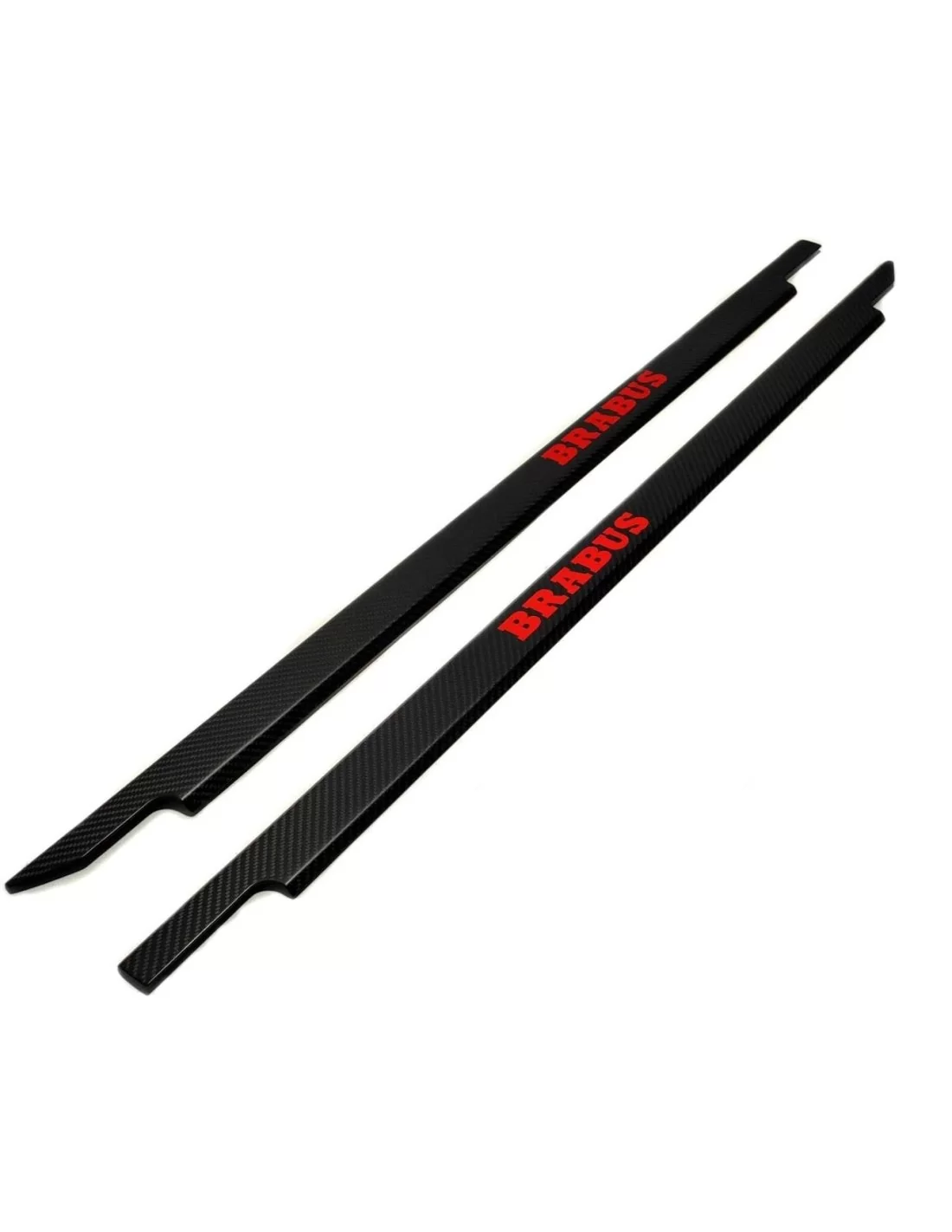  - Mercedes-Benz - Peitoris de porta Brabus em fibra de carbono 2 peças para Mercedes-Benz W463 Classe G de 3 portas vermelho - 