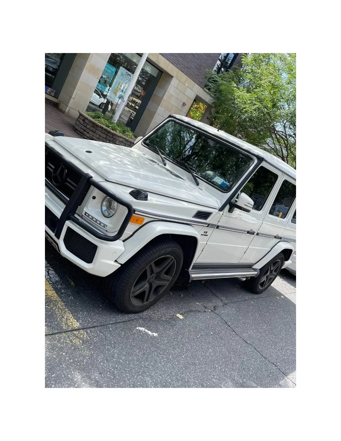  - Mercedes Benz - Czarna osłona przedniego zderzaka ze stali nierdzewnej do Mercedes-Benz G-Wagon W463 - 2 - Chroń swojego Merc